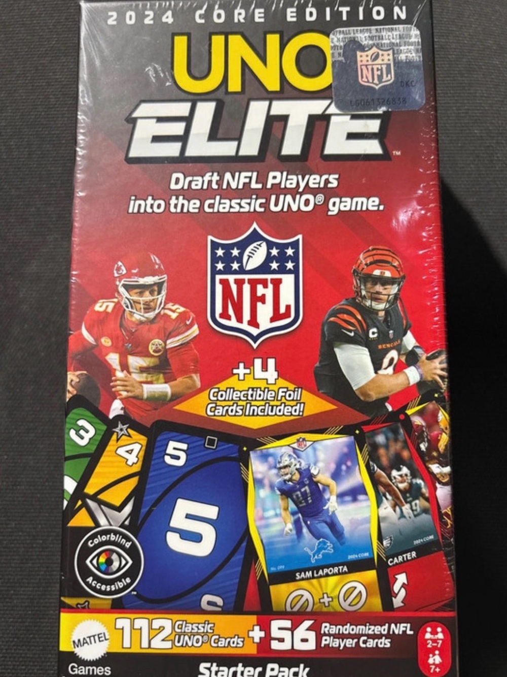 Mattel UNO Elite NFL Core Edition